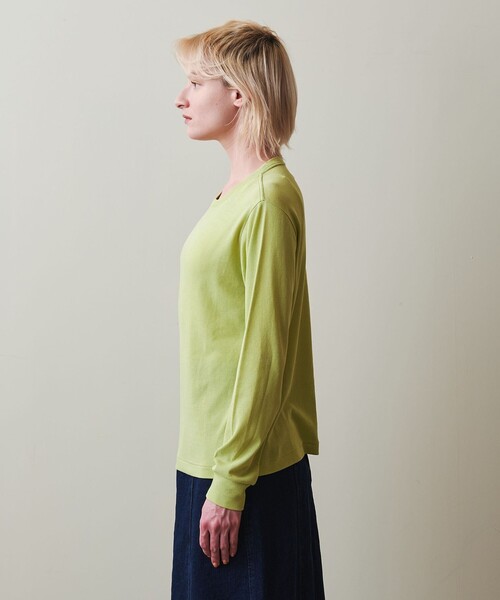 tシャツ 「Steven Alan」コットン ロングスリーブ プルオーバー レディース STEVEN ALAN tシャツ 「Steven Alan」コットン ロングスリーブ