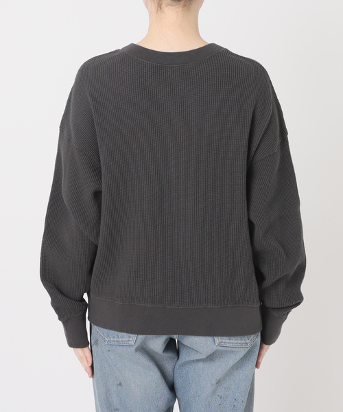 FRAMeWORK ヘンリーワッフルプルオーバー FRAMeWORK tシャツ 「追加」ワッフルヘンリープルオーバー