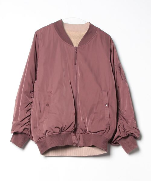 「Heather」 ワンポイントジップアップブルゾン FREE ベージュ レディース_画像3