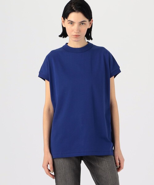 ATON　半袖シャツ　ブルー ATON シャツ ATON COTTON LAWN OS SHORT-SLEEVE SHIRTS メンズ