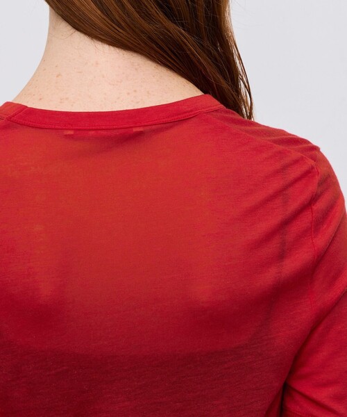 tシャツ テンセルシルク ベーシックTシャツ レディース BACCA tシャツ テンセルシルク ベーシックTシャツ レディース