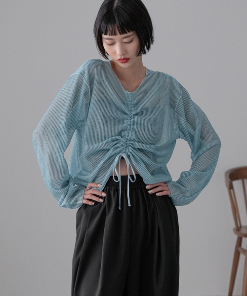 LOWRYS FARM（ローリーズファーム） tシャツ シャーリングシアー