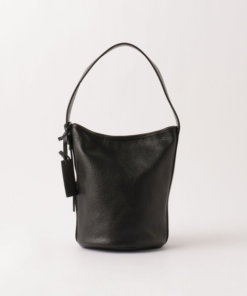 UNITED ARROWSブラック　レザーバッグ　ユニセックス BEAUTY＆YOUTH UNITED ARROWS ハンドバッグ 「LA UNIQA」 レザー