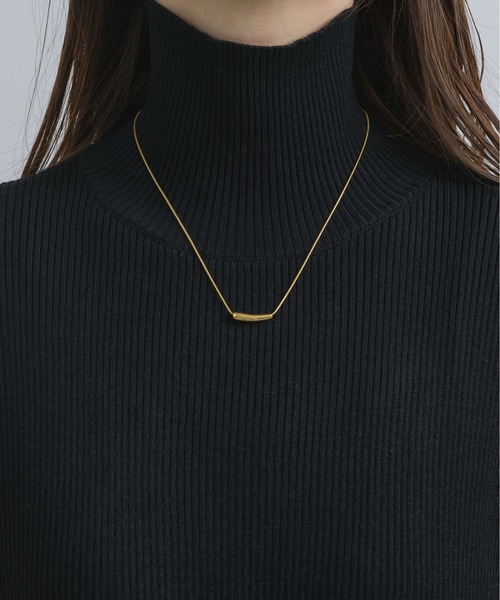 「NEUNA」 ニットワンピース SMALL ブラウン レディース_画像6