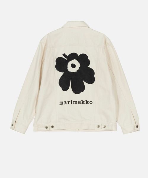 【美品】マリメッコ　ジャケット marimekko（マリメッコ） デニムジャケット gジャン 「Maridenim
