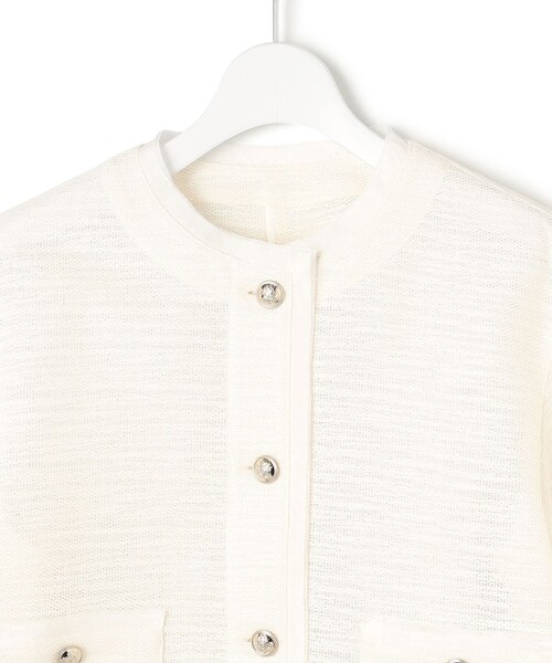 Oggi5月号掲載　今季新品　23区サマーツイード ジャケット　40 11号 Oggi5月号掲載】サマーツイード ジャケット / 23区