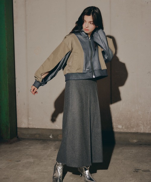 THEODORIC.dy（セオドリックディ） パーカー MA-1切替ケープパーカー