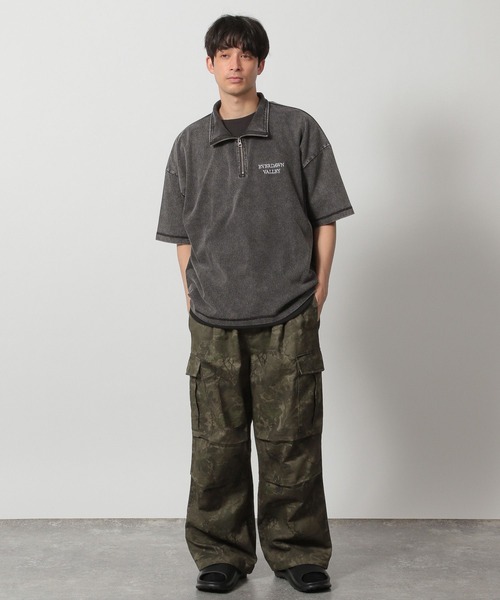 tシャツ デニムライクハーフZIP / 324598 メンズ | LAKOLE | 15