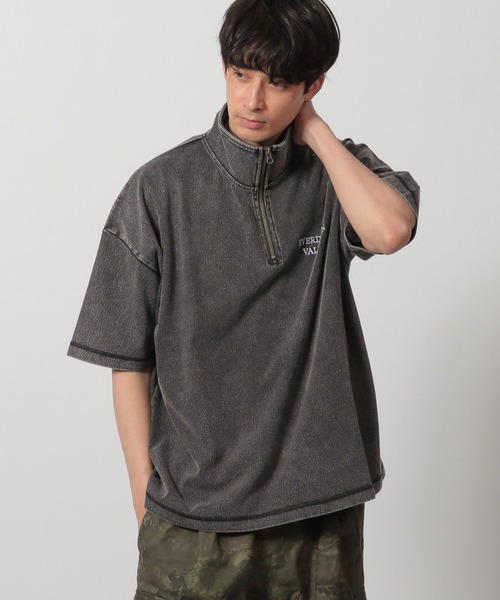 tシャツ デニムライクハーフZIP / 324598 メンズ | LAKOLE | 16