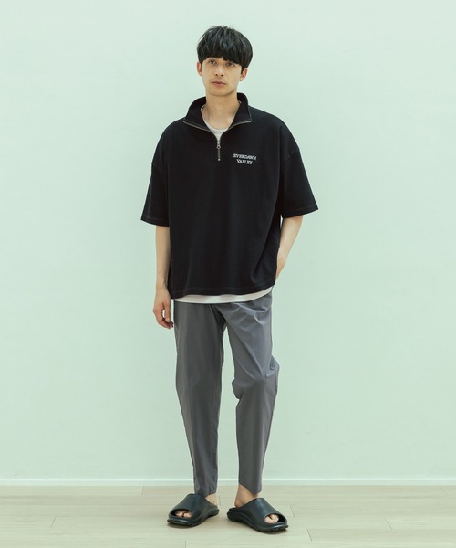 tシャツ デニムライクハーフZIP / 324598 メンズ | LAKOLE | 12