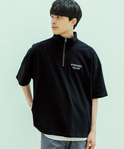 tシャツ デニムライクハーフZIP / 324598 メンズ | LAKOLE | 13