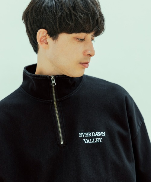tシャツ デニムライクハーフZIP / 324598 メンズ | LAKOLE | 14