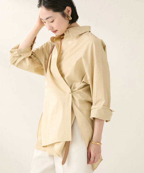 ブラウス シャツ 「追加」R’IAM カシュクールシャツ レディース plage ブラウス シャツ 「追加」R'IAM カシュクールシャツ