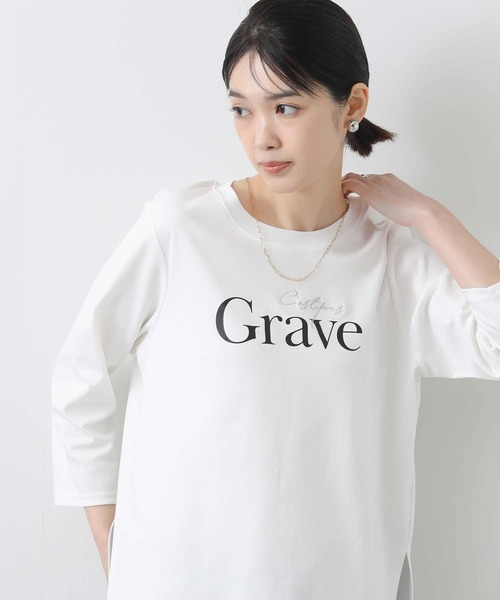 tシャツ Ｇｒａｖｅトリケア７分袖カットソー レディース