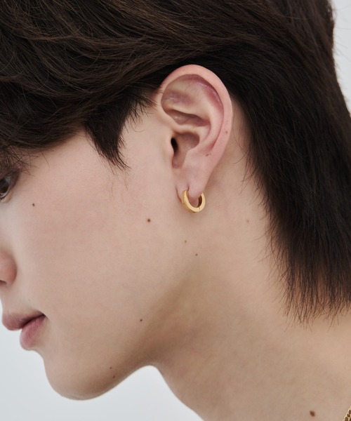 WYZ ピアス 「 金属アレルギー対応 」シンプルフープピアス サージカル