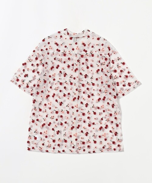 6(ROKU) BEAUTY & YOUTH UNITED ARROWS◆半袖シャツ/--/--/BRD/花柄/8616-299-0108 6(ROKU) BEAUTY＆YOUTH(6 (ロク) ビューティアンドユース) 花柄
