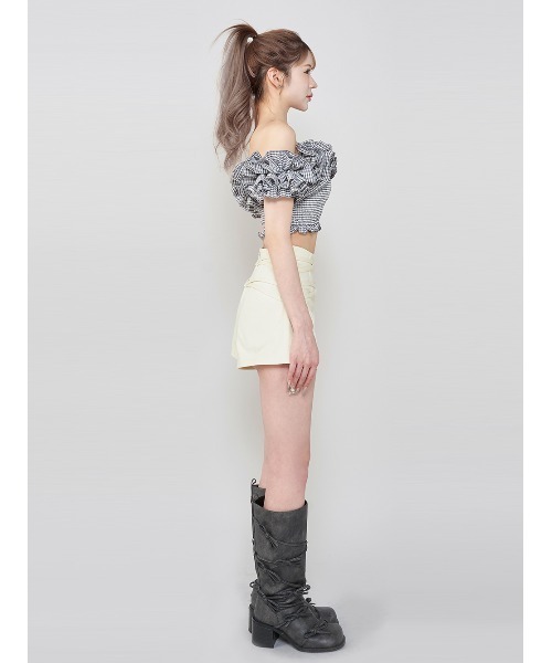 ダーリッチ darich ダブルクロスベルトショートパンツ IVO S ダーリッチ darich ダブルクロスベルトショートパンツ IVO S
