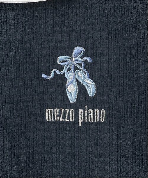 mezzo piano ワンピース 「バレエ」セーラーカラーギンガム