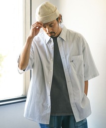 シャツ ワンポイント刺繍ストライプ半袖シャツ メンズ｜ZOZOTOWN Yahoo!店