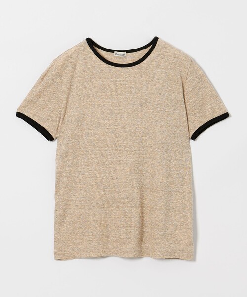 【最終お値下げ】Steven Alan リンガー Tシャツ ナチュラル STEVEN ALAN tシャツ 「Steven Alan」リンガー Tシャツ