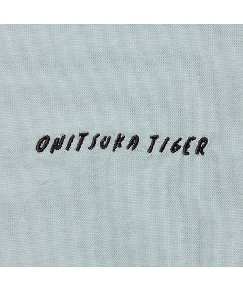 新品 オニツカタイガー オーバーサイズ Tシャツ 水色 ブルー L Onitsuka Tiger（オニツカタイガー） tシャツ OVERSIZED GRAPHIC TEE