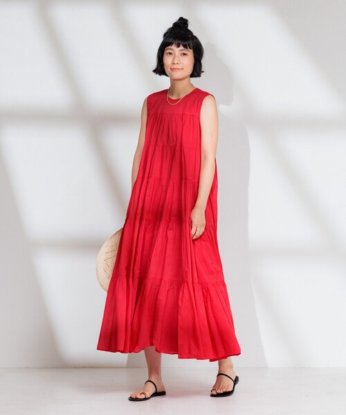 FREAK'S STORE ワンピース インドボイル マキシティアード