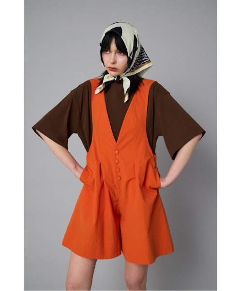 HeRIN.CYE オールインワン Short overalls ショートオーバーオール