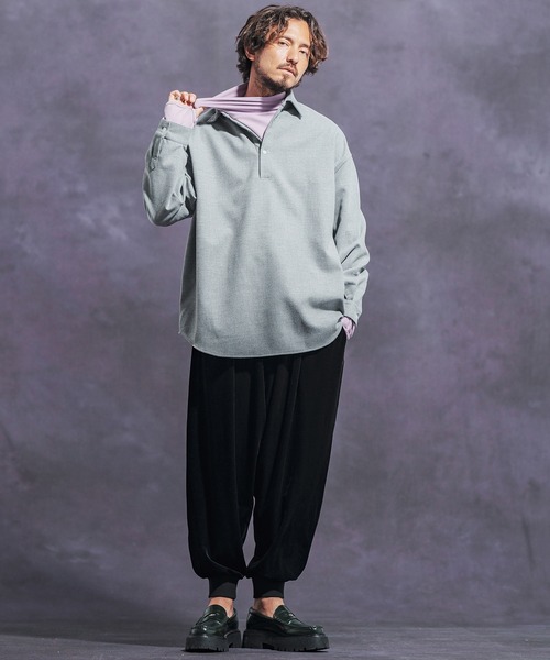 「Jih Nunc」 イージーパンツ S グレー メンズ_画像6