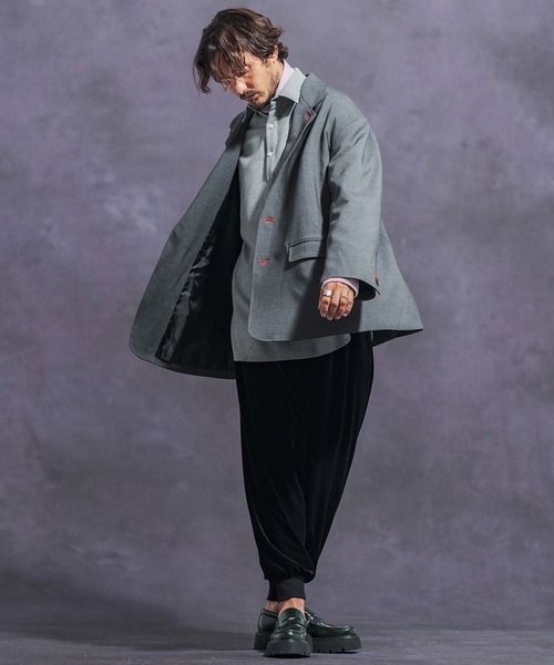 「Jih Nunc」 イージーパンツ S グレー メンズ_画像7