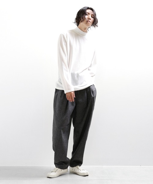 「minsobi」 パンツ FREE チャコール メンズ_画像3