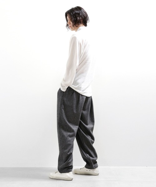 「minsobi」 パンツ FREE チャコール メンズ_画像9