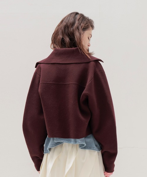 venit（ヴェニット） カーディガン VENIT / DOUBLE FACE KNIT CARDIGAN