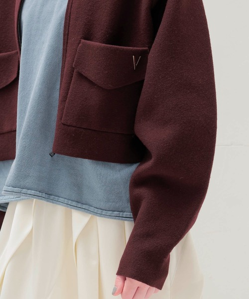 未使用　venit　ヴェニット　24年　ツイードニットカーディガン　クロップド丈 TWEED KNIT | venit (Women)/ヴェニット | 三越伊勢丹