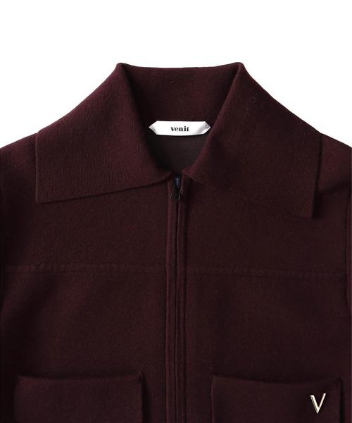 美品　venit　ヴェニット　23年　ダブルフェイス　ニットカーディガン　ウール venit（ヴェニット） カーディガン VENIT / DOUBLE FACE KNIT CARDIGAN