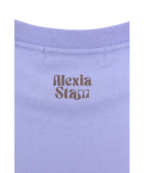アリシアスタン tee ALEXIA STAM（アリシアスタン） tシャツ Wellness Back Adjuster Rib