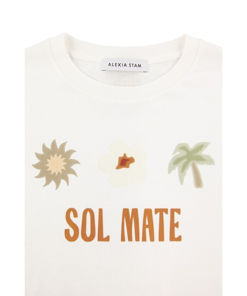 ALEXIA STAM（アリシアスタン） tシャツ 半袖 Sol Mate Tee