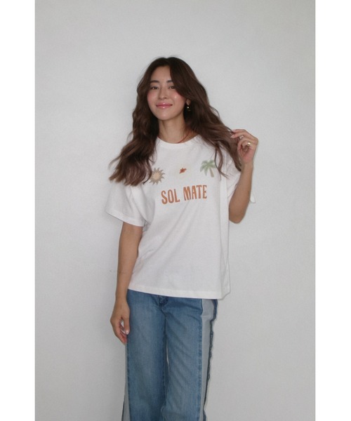 ALEXIA STAM（アリシアスタン） tシャツ Sol Mate Tee /ソルメイトTee