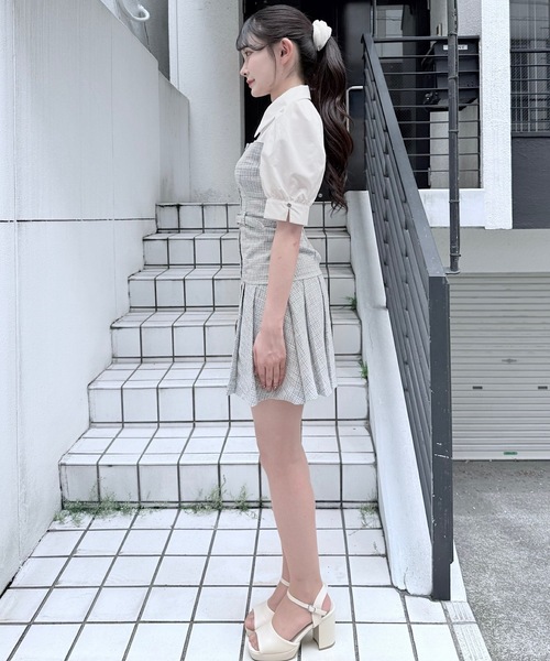 NOMAE ミニワンピース NOMAE ワンピース BACKリボンミニワンピース : ZOZOTOWN Yahoo