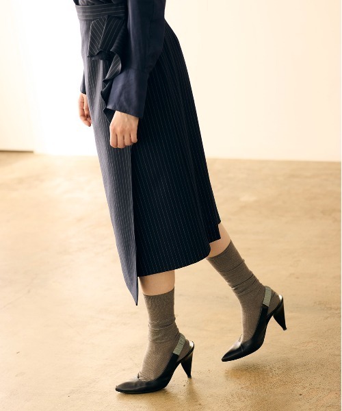 Marilyn Moon（マリリンムーン） スカート warm pinstripe wrap skirt
