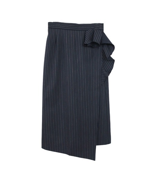 Marilyn Moon（マリリンムーン） スカート warm pinstripe wrap skirt