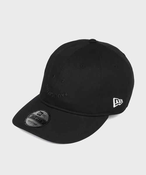 【美品】Paul Smith ポールスミス PS Happy キャップ ブラック PS Paul Smith Happy + New Era(R) 9THIRTY(TM)キャップ【250307