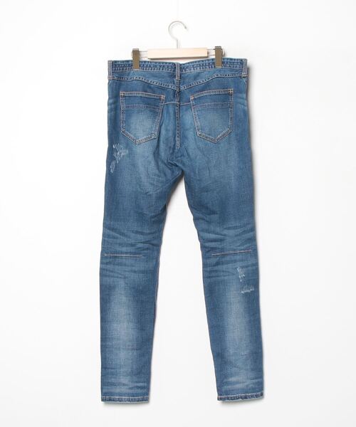 RE: Number (N)ine デニムパンツ　インディゴブルー NUMBER (N)INE DENIM 「NUMBER DENIM」 ダメージ加工デニム