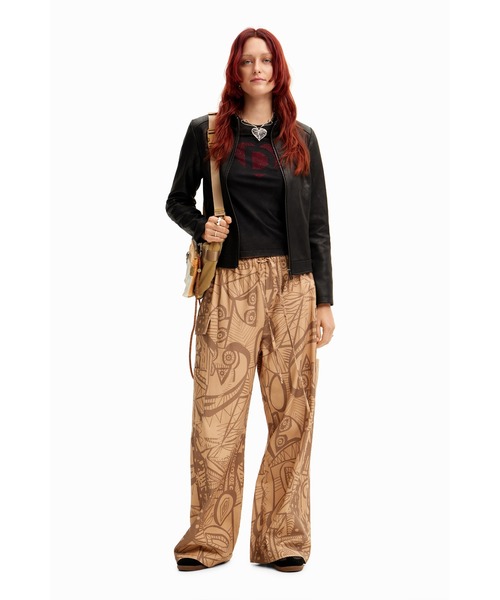 「Desigual」 半袖Tシャツ L ホワイト レディース