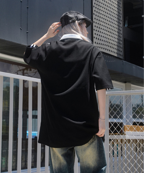 「neos」 半袖Tシャツ MEDIUM ブラック メンズ