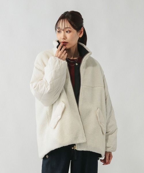 優れた品質 WORK GLOBAL ブルゾン リバーシブルキルトブルゾン アウター ジャケット・アウター