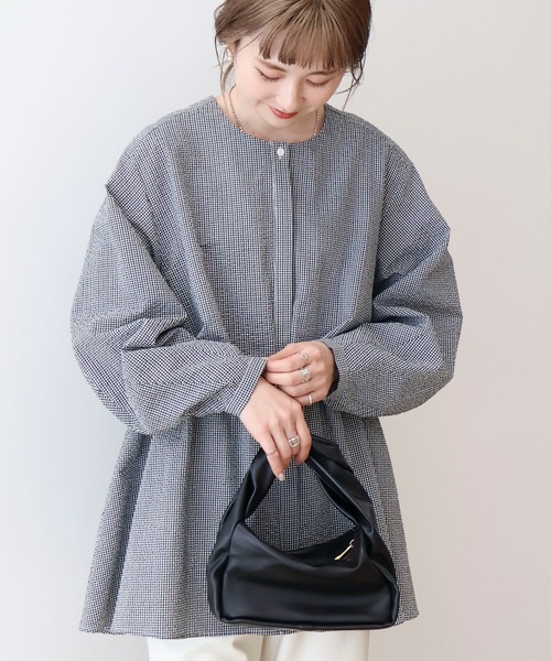 「AMERICAN HOLIC」 長袖チュニック L ピンク レディース
