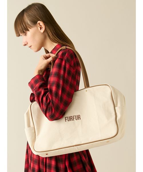 値下げ 新品未使用　FURFUR BIGボストンバッグ FURFUR ボストンバッグ 「WEB限定カラー」BIGボストンバッグ