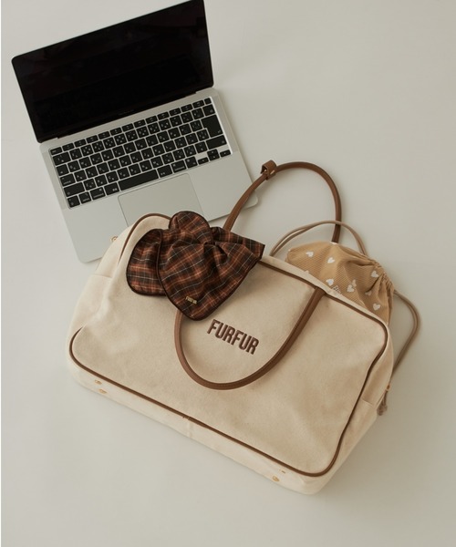 値下げ 新品未使用　FURFUR BIGボストンバッグ FURFUR ボストンバッグ 「WEB限定カラー」BIGボストンバッグ