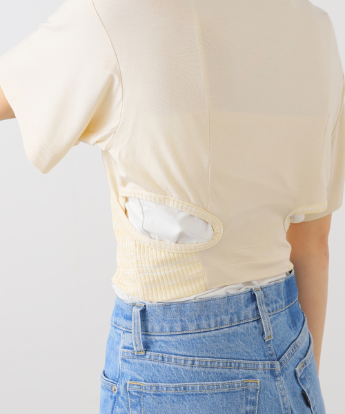 TOGA PULLA（トーガ プルラ） tシャツ TOGA PULLA RIB jersey S/S