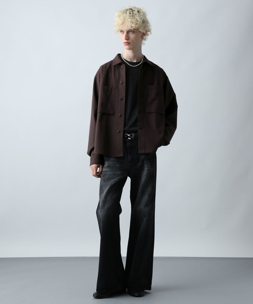 HARE（ハレ） シャツ 「SET UP対応」クリスプダブルポケットシャツ